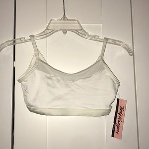 NEW BodyWrappers girls white camisole bra